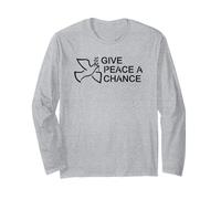Maglietta Give Peace A Chance Maglia a Manica