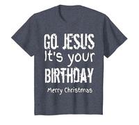 Maglietta Go Jesus It's Your Birthday 2019 Maglietta, Bambini, Pervinca, 2 Anni