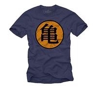 Maglietta Goku - Roshi's Gym - Turtle T-Shirt Dragon Blu L