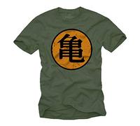 Maglietta Goku - Roshi's Gym - Turtle T-Shirt Dragon Verde L