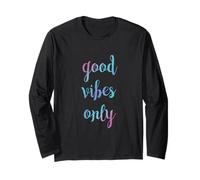 Maglietta Good Vibes Only Maglia a Manica