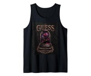 Maglietta Gotica con Rose misteriose Vintage Guess What's Beyond Canotta