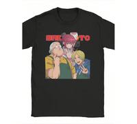 Maglietta grafica da uomo a maniche corte, girocollo, 100% cotone traspirante, leggera e comoda per il lavoro o il tempo libero, lavabile in lavatrice. Maglietta grafica da uomo Sakamoto D-Days in 100