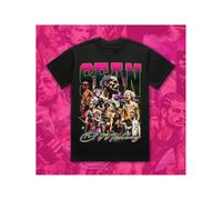 Maglietta grafica da uomo UFC Black Sean O'Malley Quasar Material: Organic CottonDetails: PatternedFabric: Slight StretchCollar Style: Crew NeckType: RegularOperation Instruction: Machine wash or prof