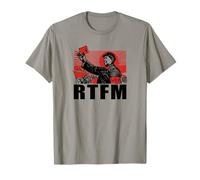 Maglietta grafica in stile propaganda Mao RTFM Maglietta
