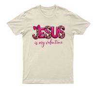 Maglietta grafica Jesus Is My Valentine Holidays San Valentino Religion da...