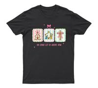 Maglietta grafica Oh Come Let Us Adore Him Christmas Christian Holidays da...