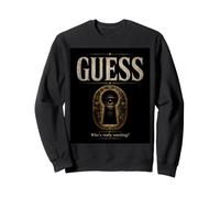 Maglietta Grafica Vintage Guess Who's Really Watching Felpa
