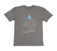 Maglietta Grigia Star Trek USS ENTERPRISE NCC-1701-D | X-Large