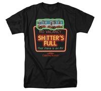 Maglietta Grigia Unisex Adulta - Christmas Vacation - No Vacancy Shitter's Full