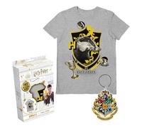Maglietta Harry Potter - Tassorosso, taglia L in confezione regalo