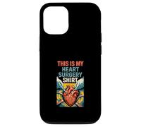 Maglietta Heart This is my heart surgery Fun Get Well da uomo Custodia per iPhone 12/12 Pro