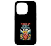 Maglietta Heart This is my heart surgery Fun Get Well da uomo Custodia per iPhone 15 Pro