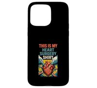 Maglietta Heart This is my heart surgery Fun Get Well da uomo Custodia per iPhone 15 Pro Max