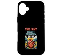 Maglietta Heart This is my heart surgery Fun Get Well da uomo Custodia per iPhone 16 Plus