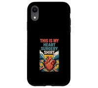 Maglietta Heart This is my heart surgery Fun Get Well da uomo Custodia per iPhone XR