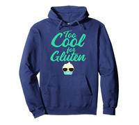 Maglietta Hello Gluten Free Tees Too Cool for Gluten Funny Glut Felpa con Cappuccio