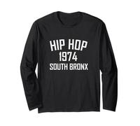 Maglietta Hip Hop 1974 South Bronx Maglia a Manica