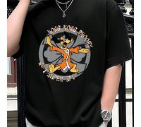 Maglietta Hong Kong Phooey n. 1 Super Spy Graphic T-Shirt, T-shirt da uomo con scollo tondo, 220 g/m², manica corta in puro cotone estivo (1 pezzo) T-shirt da uomo a maniche corte e scollo tondo, casu