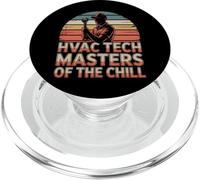 Maglietta HVAC Master of the Chill - Tecnico HVAC retrò PopSockets PopGrip per MagSafe