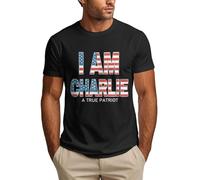 Maglietta I Am Charlie, Un Vero Eroe patriota, Maglietta da Uomo Charlie Kirk