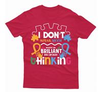 Maglietta I Don't Speak Much Autism Awareness Day Promoting Love Acceptance #AD