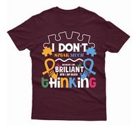 Maglietta I Don't Speak Much Autism Awareness Day Promoting Love Acceptance #AD