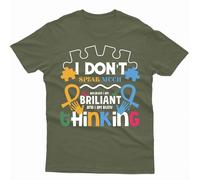 Maglietta I Don't Speak Much Autism Awareness Day Promoting Love Acceptance #AD