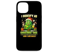 Maglietta I Identify As A Christmas Tree Lit On The Outside Custodia per iPhone 13