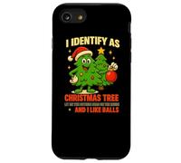 Maglietta I Identify As A Christmas Tree Lit On The Outside Custodia per iPhone SE (2020) / 7/8