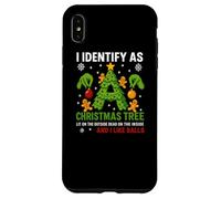 Maglietta I Identify As A Christmas Tree Lit On The Outside Custodia per iPhone XS Max