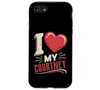 Maglietta "I Love My Courtney" con nome Courtney Custodia per iPhone SE (2020) / 7/8