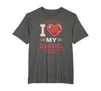 Maglietta "I Love My Gabriel" con nome Gabriel Maglietta