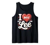 Maglietta I Love My Lee con Nome Lee Canotta