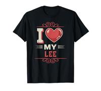 Maglietta "I Love My LEE" con nome LEE Maglietta