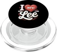 Maglietta "I Love My LEE" con nome LEE PopSockets PopGrip per MagSafe