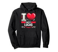 Maglietta "I Love My LUCAS Nome LUCAS Felpa con Cappuccio