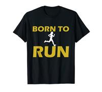 Maglietta "I Love Running Born To Run Sports Athletes" idea regalo Maglietta