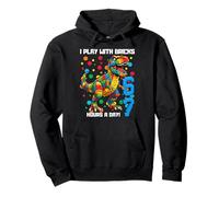 Maglietta I Play with Bricks 6 7 Hours per Day Felpa con Cappuccio