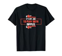 Maglietta I Play With Nipples I Plumber Pipefitter T-Shirt Maglietta