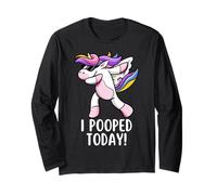 Maglietta I Pooped Today Maglia a Manica
