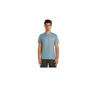 Maglietta icebreaker 150 tech lite tee peaceful pass blu da uomo