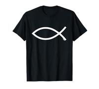 Maglietta Ichthys, Ichthus, simbolo cristiano, pesce di Gesù Maglietta