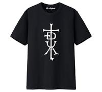 Maglietta Idea Regalo Musica e cantanti Italiani Rapper la Divina Commedia Unisex (IT, Testo, XS, Regular, Regular, Nero)
