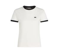 Maglietta 'Ikon' Donna Karl Lagerfeld L crema / nero