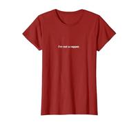 Maglietta I'm Not A Rapper Maglietta, Donna, Mirtillo Rosso, S