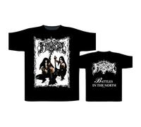 Maglietta Immortal 'Battles In The North 2022' (Nera), nero, L