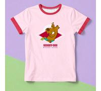 Maglietta in collaborazione, che mostra la moda e la dolcezza della parte superiore della collaborazione, creando un outfit adorabile, vibrante e alla moda L,M,S,XLNatalePoliestere