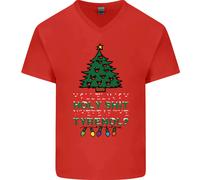 Maglietta In Cotone A V Da Uomo Wheres The Tyrenol? Film Di Natale