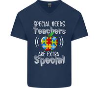 Maglietta In Cotone A V Per Uomini Con Autismo E Bisogni Speciali